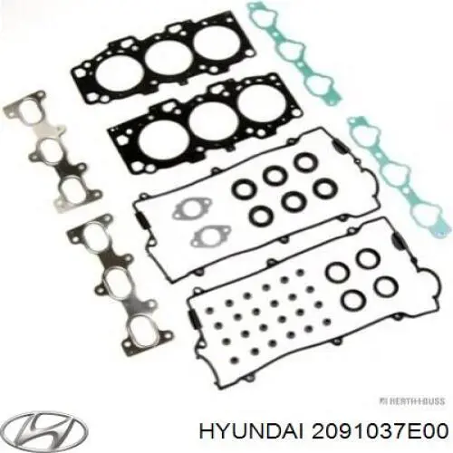 2091037C01 Hyundai/Kia комплект прокладок двигателя полный