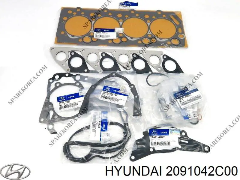 Комплект прокладок двигателя 2091042C00 Hyundai/Kia