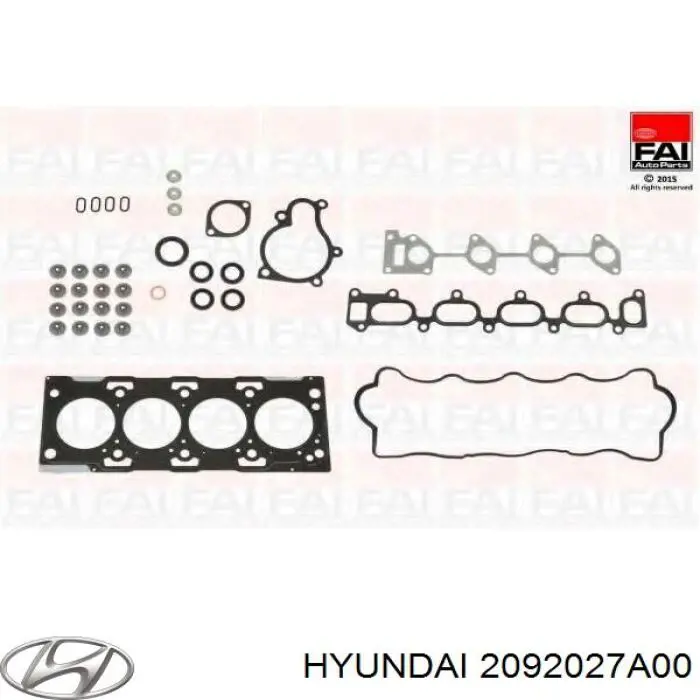 2092027A00 Hyundai/Kia комплект прокладок двигателя верхний