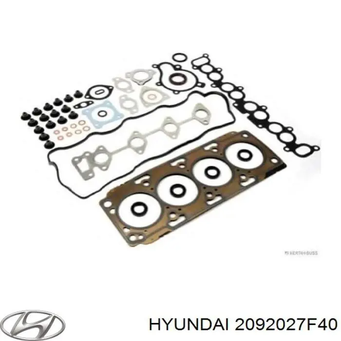 Верхний комплект прокладок двигателя 2092027F40 Hyundai/Kia