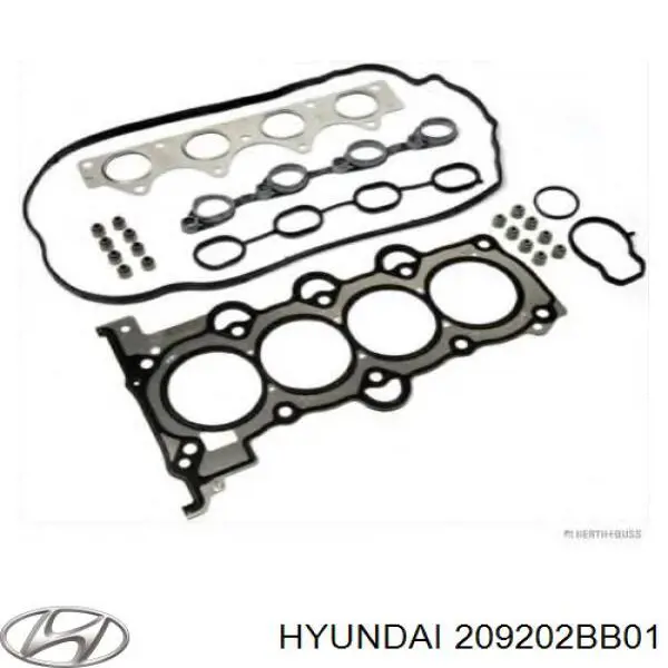 Комплект прокладок двигателя верхний Hyundai/Kia 209202BB01