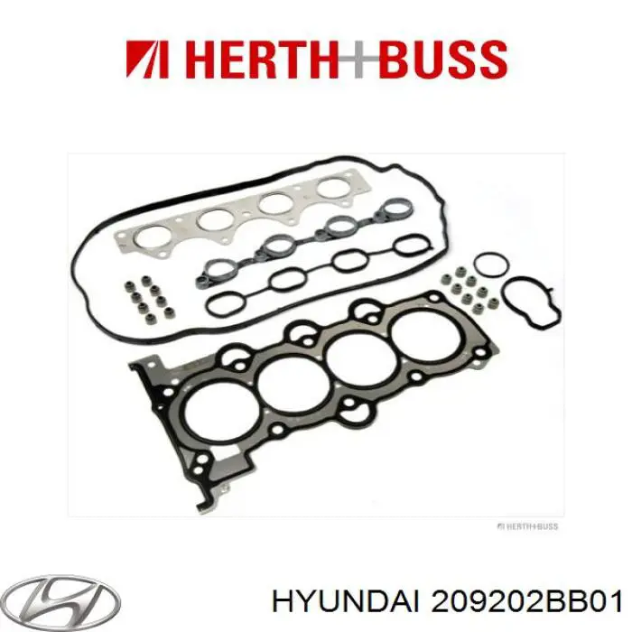 Верхний комплект прокладок двигателя Hyundai/Kia 209202BB01 цена, от 108.42 USD