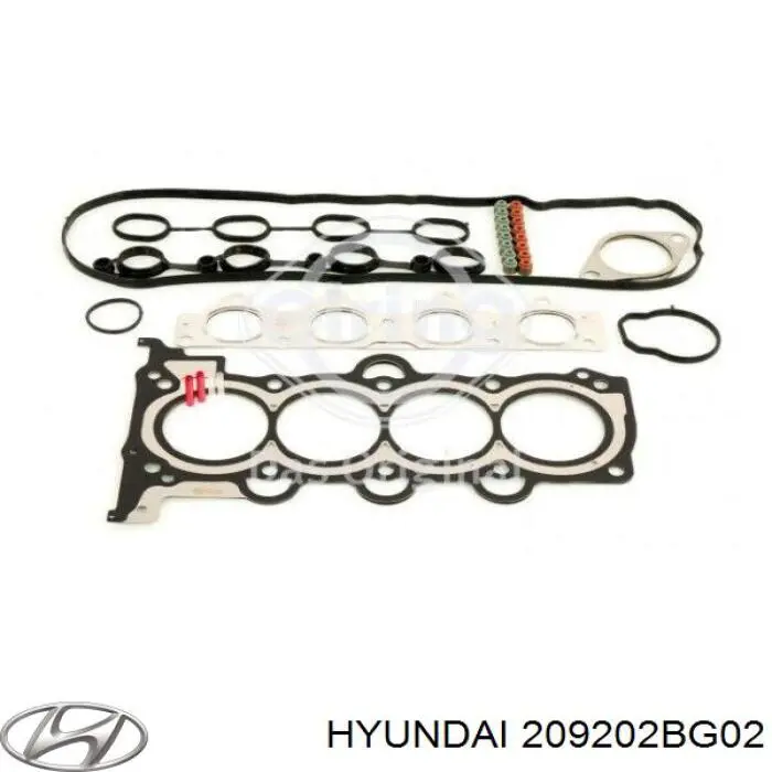 Комплект прокладок двигателя верхний Hyundai/Kia 209202BG02