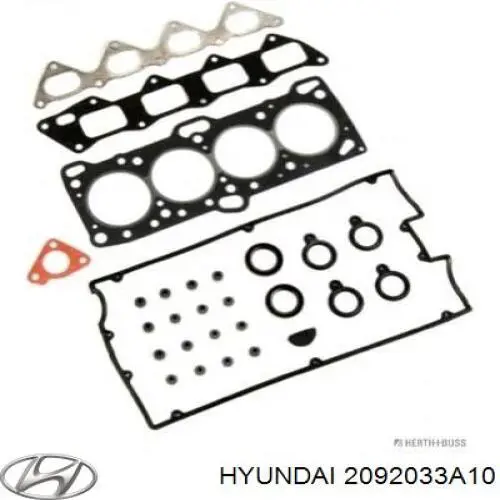 2092033A10 Hyundai/Kia комплект прокладок двигателя верхний