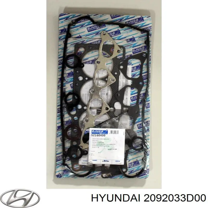 2092033D00 Hyundai/Kia комплект прокладок двигателя верхний