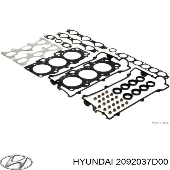 2092037D00 Hyundai/Kia комплект прокладок двигателя полный