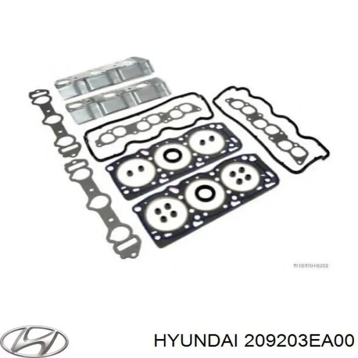 Комплект прокладок двигателя верхний на Hyundai Santa Fe II 
