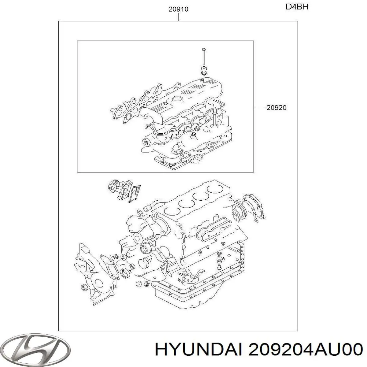  209204AU00 Hyundai/Kia