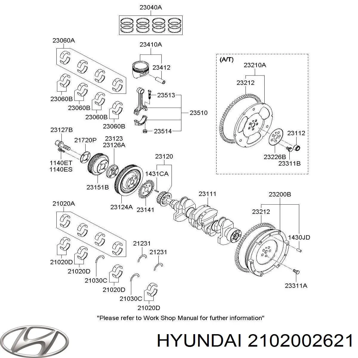  2102002621 Hyundai/Kia