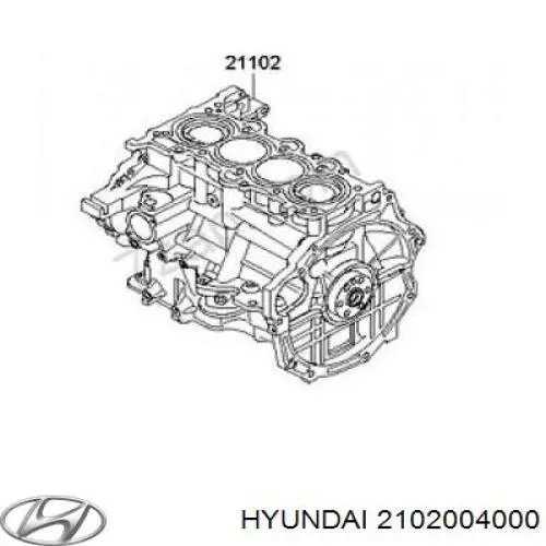 Вкладыши коленвала, коренные, комплект, 1-й ремонт (+0,25) Hyundai/Kia 2102004000 цена, от 51.75 USD