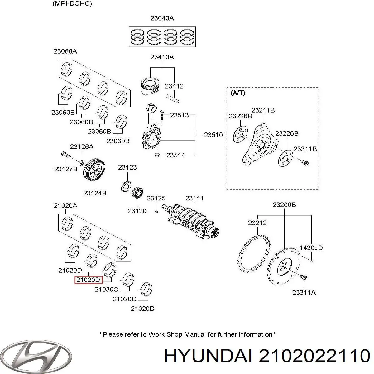  2102022110 Hyundai/Kia