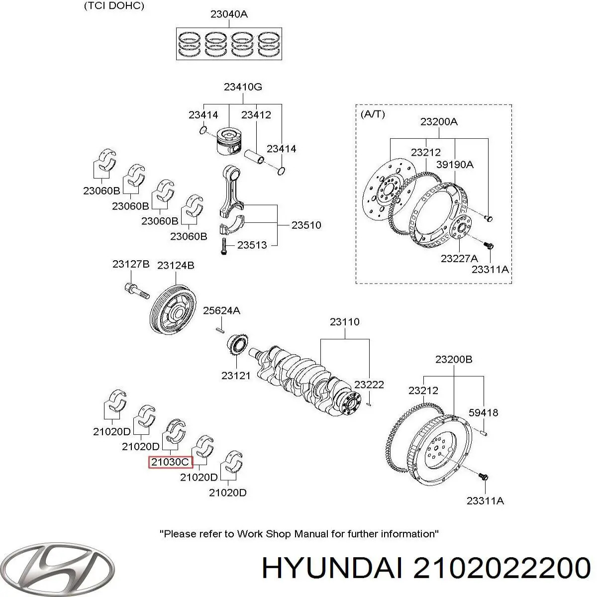  2102022200 Honda