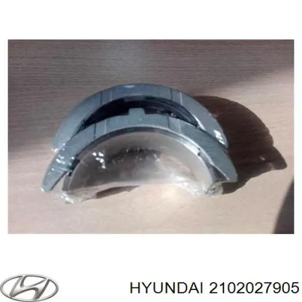 2102027905 Hyundai/Kia вкладыши коленвала коренные, комплект, стандарт (std)