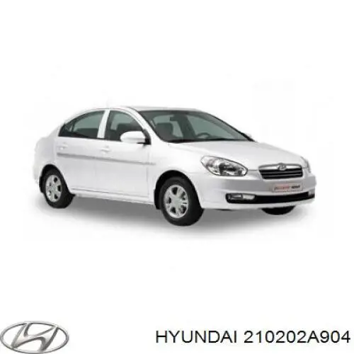 Купить 210202A904 Hyundai/Kia Комплект шатунных вкладышей