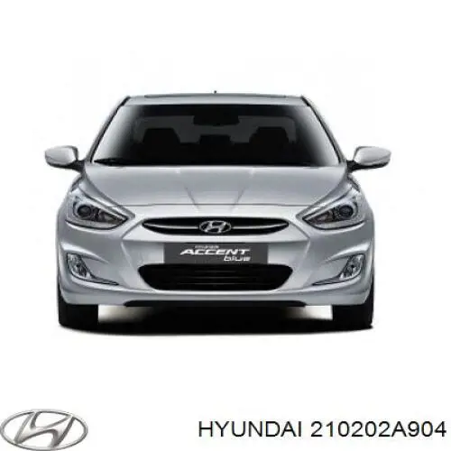 Купить 210202A904 Hyundai/Kia Комплект шатунных вкладышей