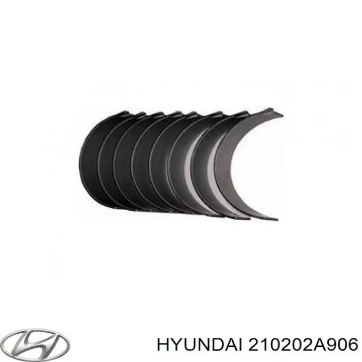 Купить 210202A906 Hyundai/Kia Комплект шатунных вкладышей