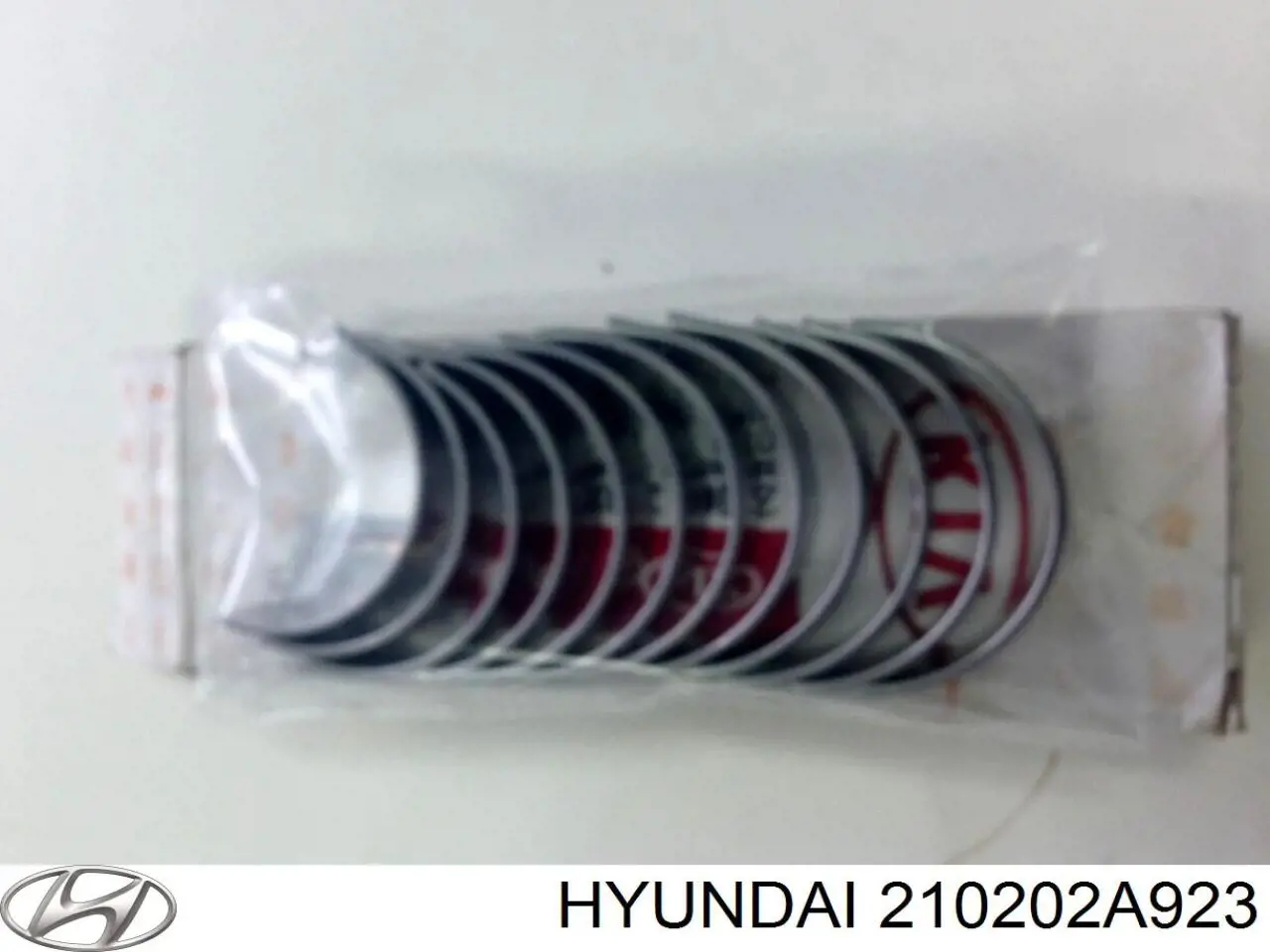 210202A923 Hyundai/Kia вкладыши коленвала коренные, комплект, стандарт (std)