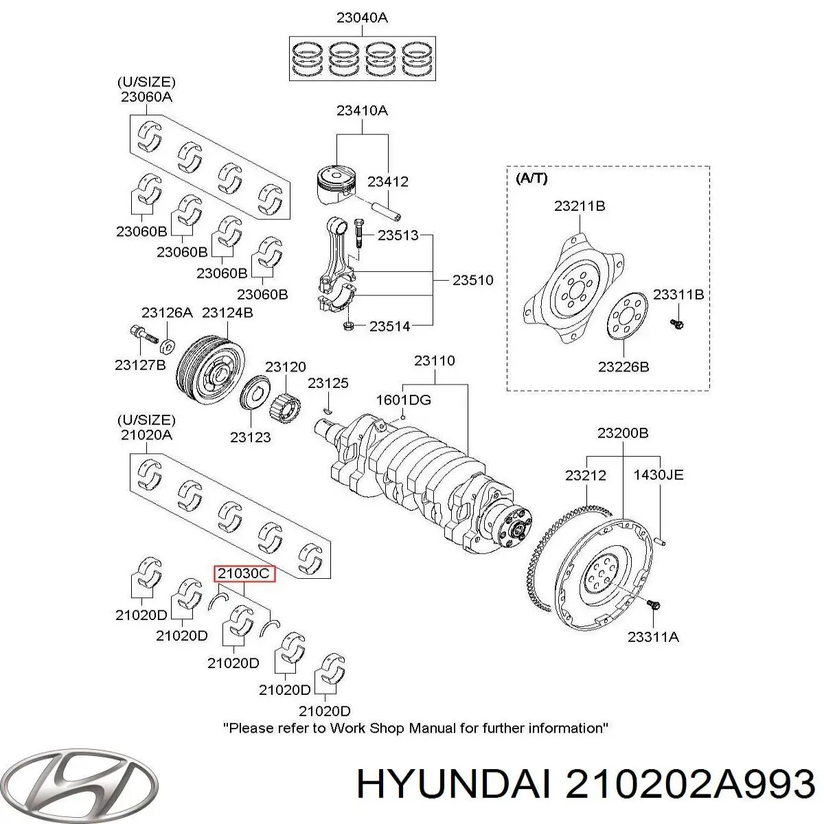 Купить 210202A993 Hyundai/Kia 