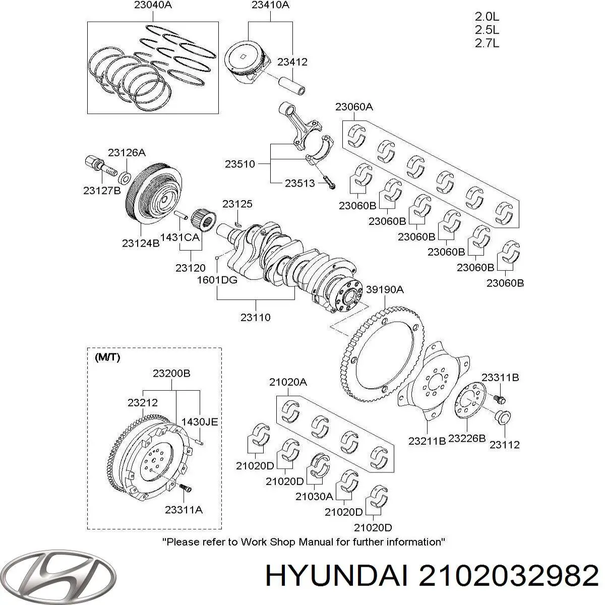 2102032982 Hyundai/Kia 