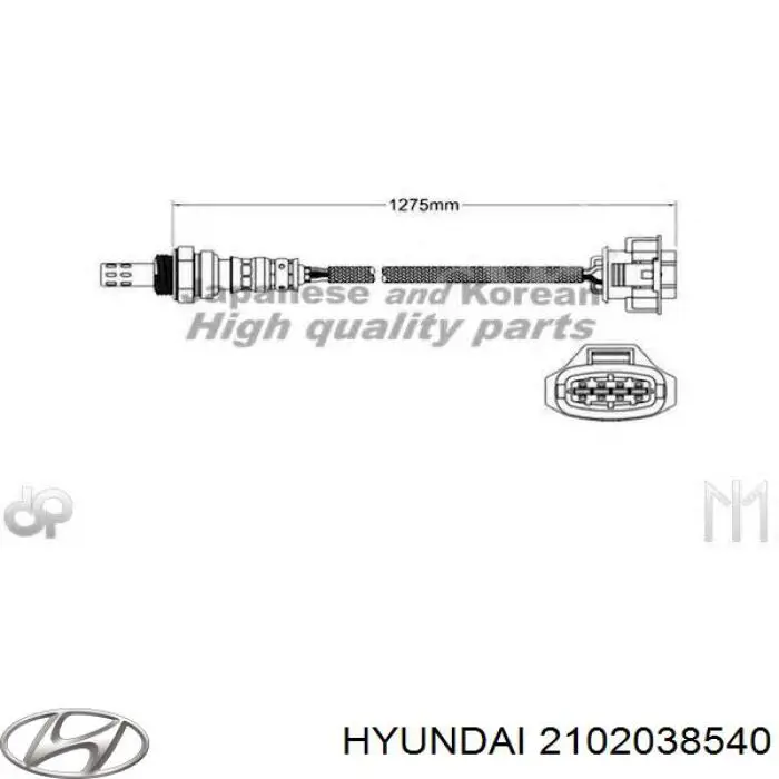 Купить 2102038540 Hyundai/Kia Вкладыши коленвала, коренные, комплект, стандарт (STD)