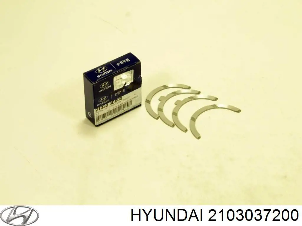 Упорное полукольцо коленчатого вала, компект Hyundai/Kia 2103037200 цена, от 10.94 USD