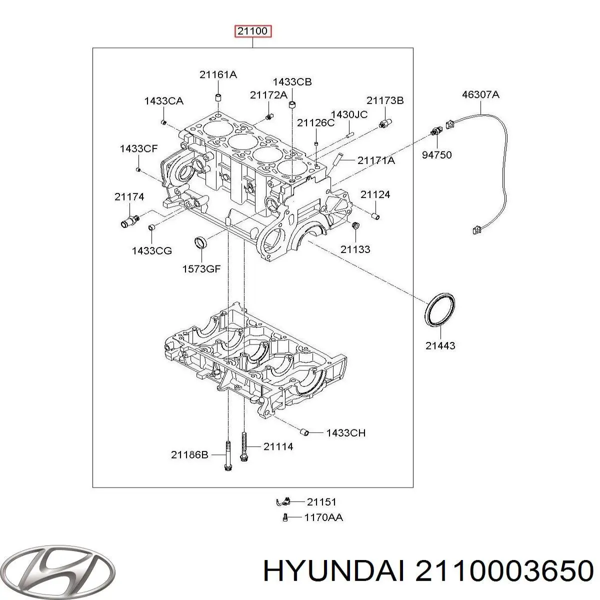  2110003650 Hyundai/Kia