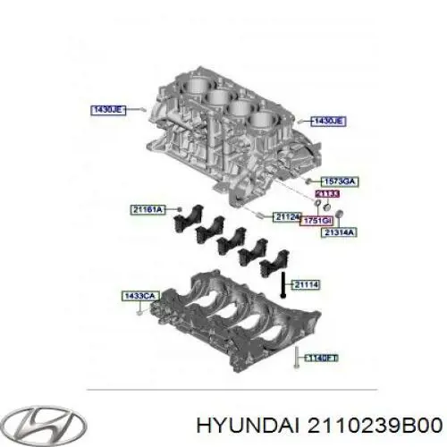 2110239B00 Hyundai/Kia 