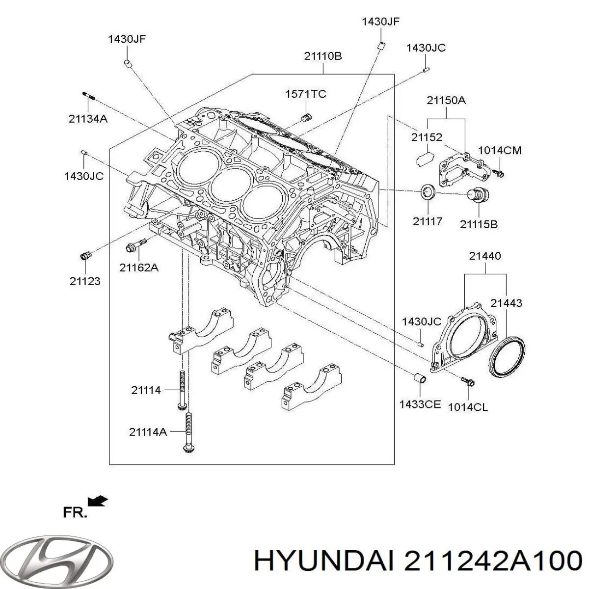  Hyundai/Kia 211242A100 цена, от 3.64 USD
