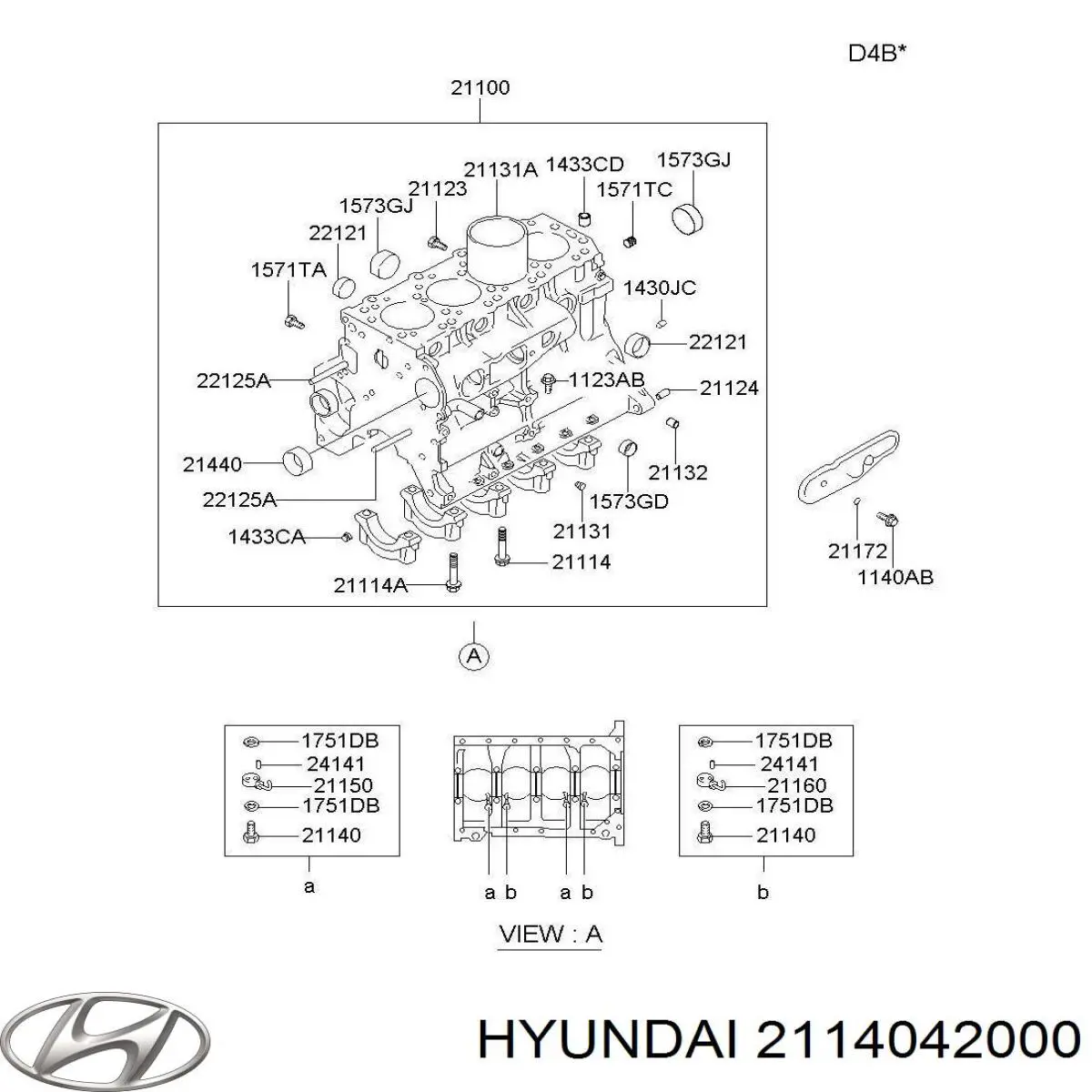 2114042000 Hyundai/Kia 