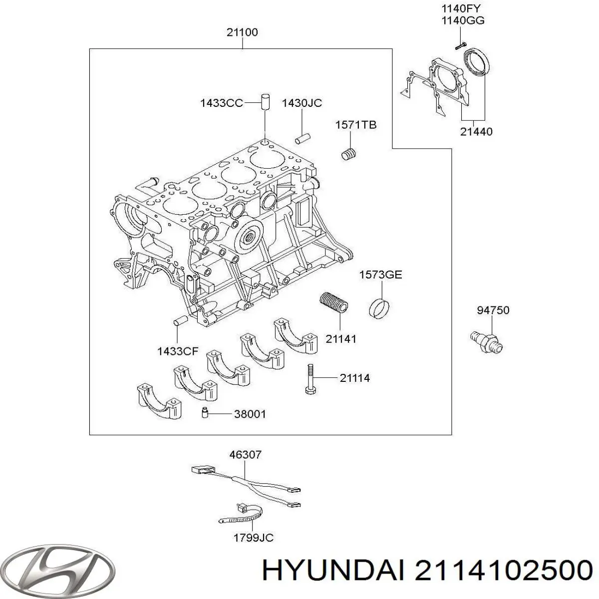  2114102500 Hyundai/Kia