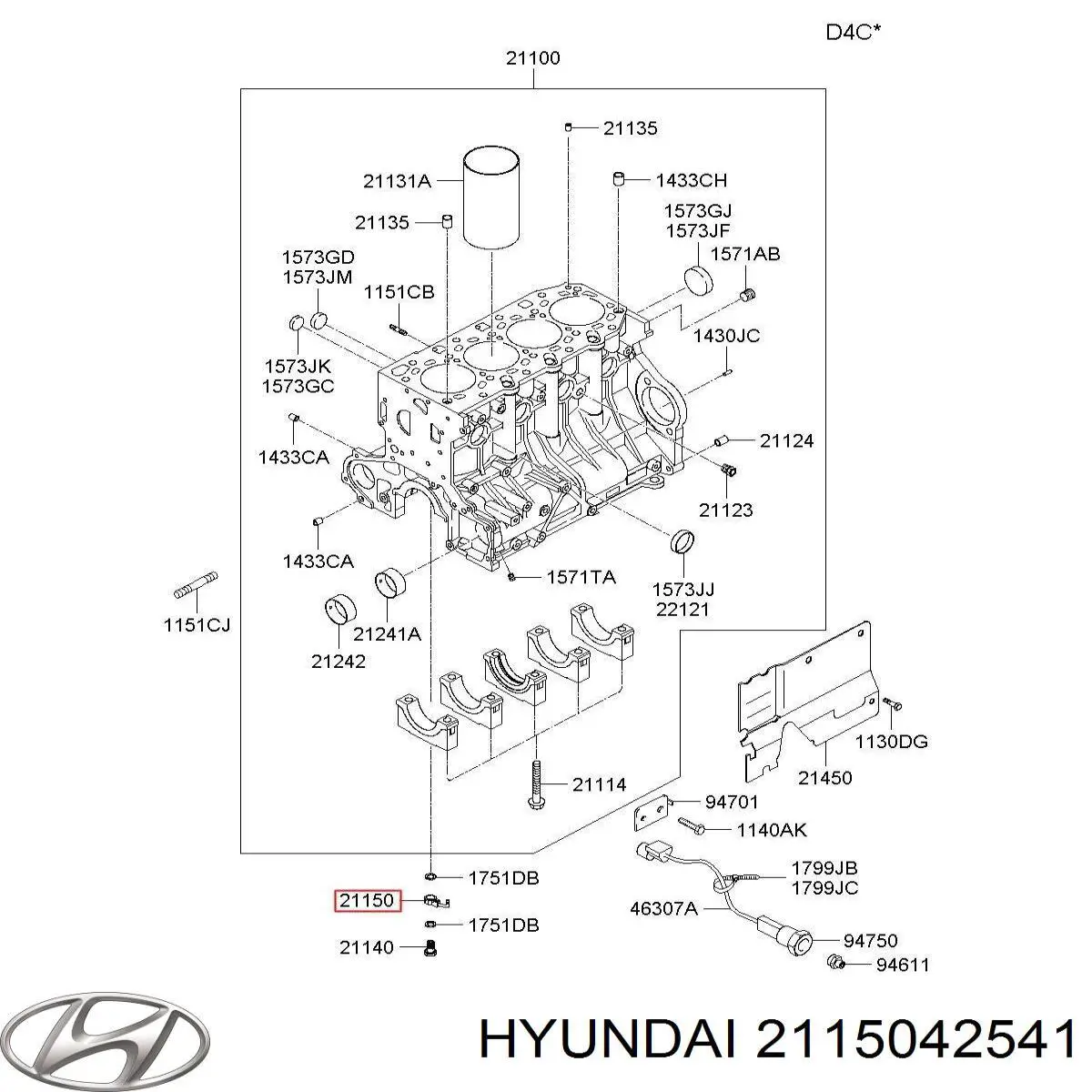 Форсунка масляная Hyundai/Kia 2115042541 цена, от 21.89 USD