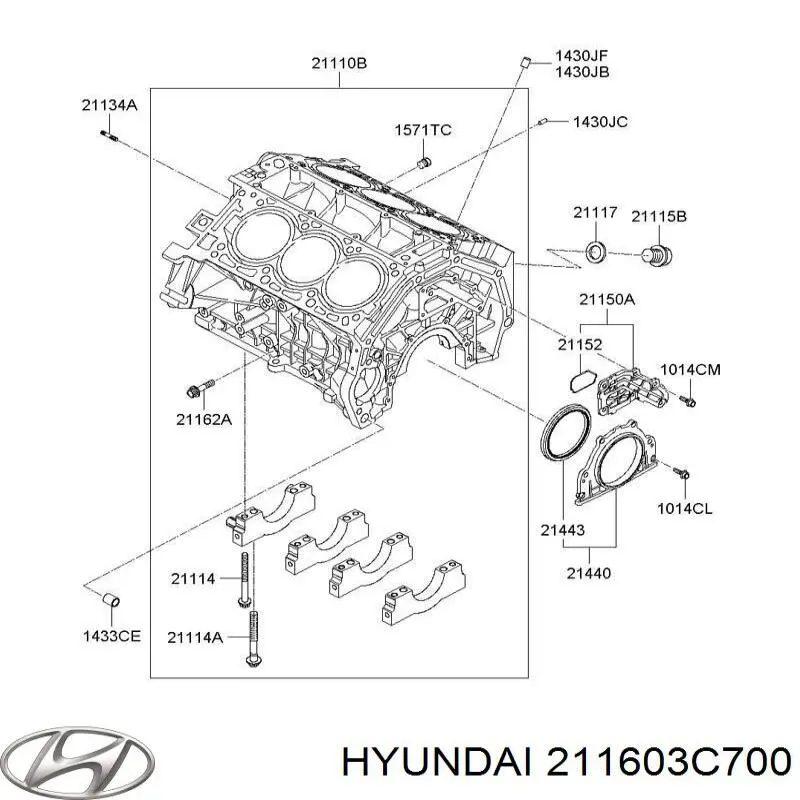  211603C700 Hyundai/Kia