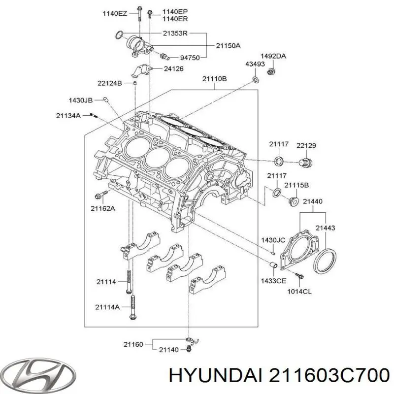 211603C700 Hyundai/Kia 