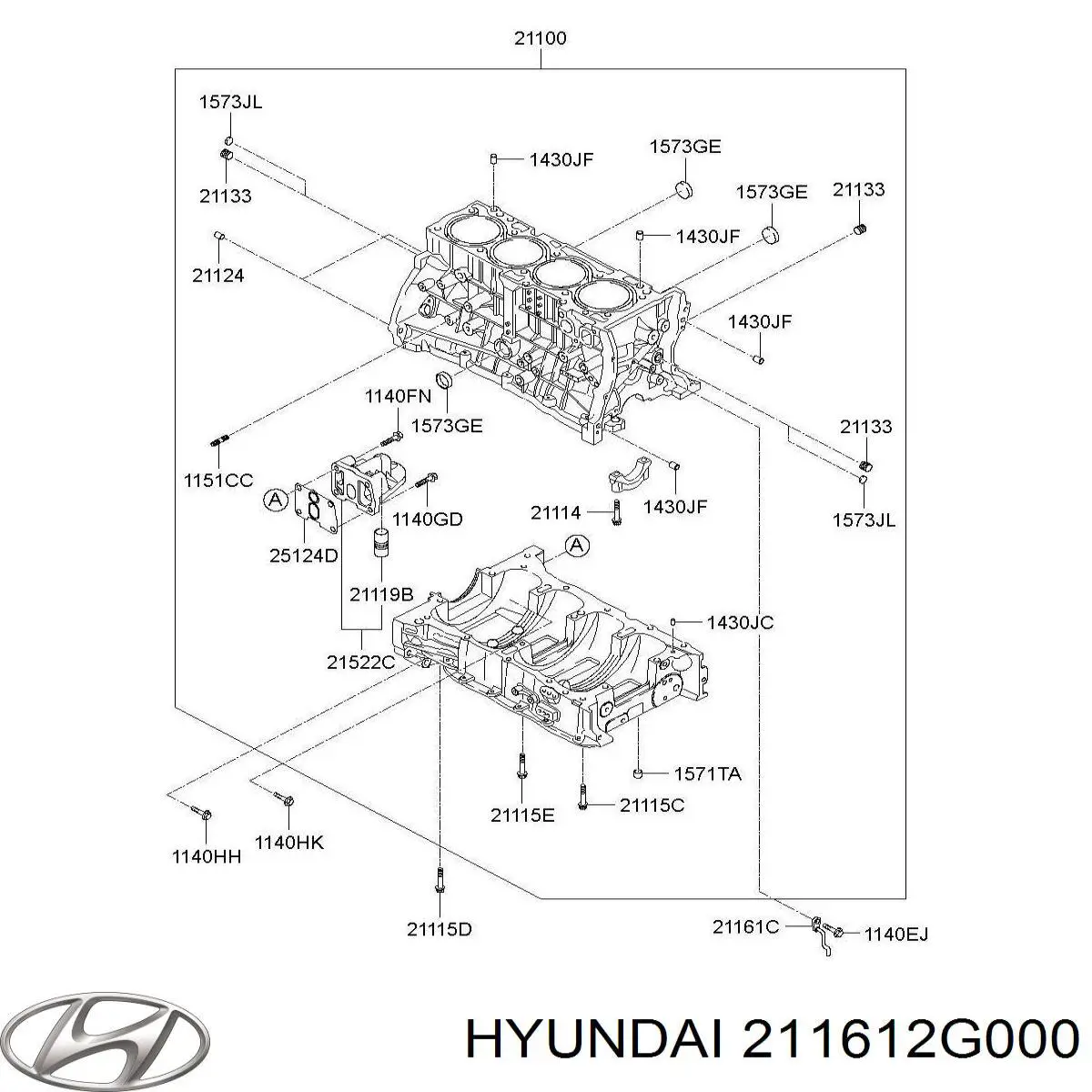  Hyundai/Kia 211612G000 цена, от 12.71 USD