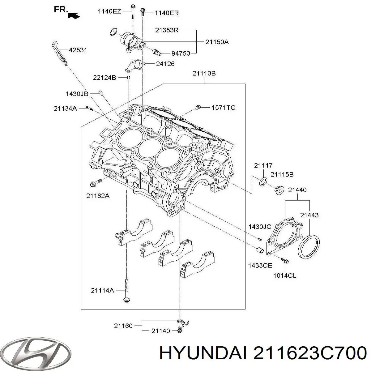 211623C700 Hyundai/Kia