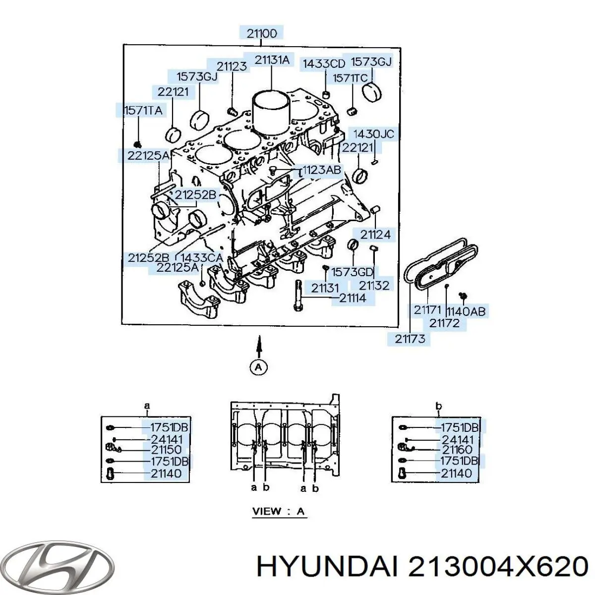  Hyundai/Kia 213004X620 цена, от 46.42 USD