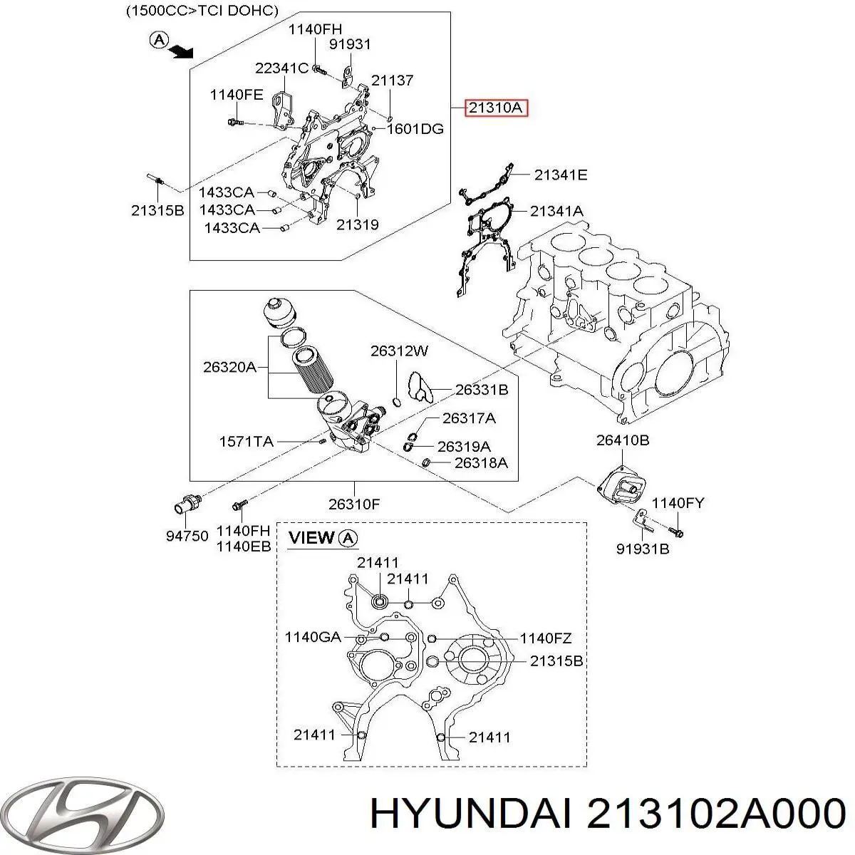  213102A000 Hyundai/Kia