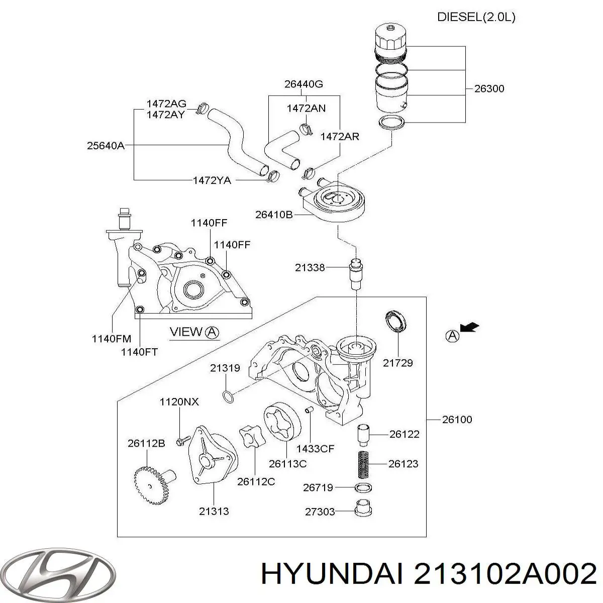  213102A000 Hyundai/Kia