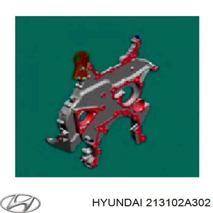 213102A302 Hyundai/Kia крышка мотора передняя