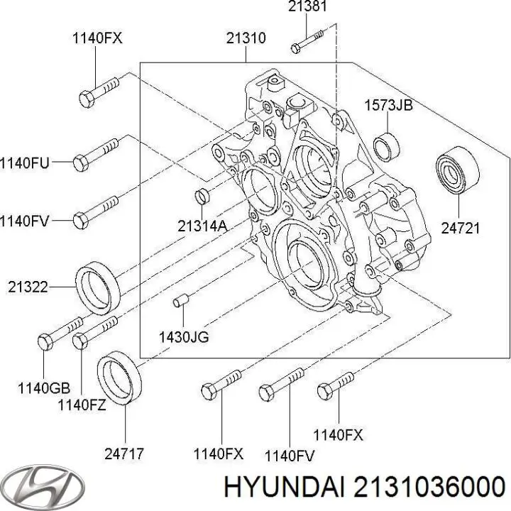 2131036010 Hyundai/Kia 