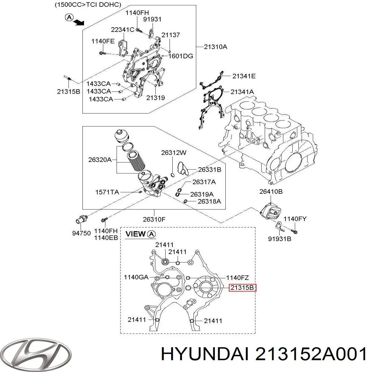 213152A001 Hyundai/Kia
