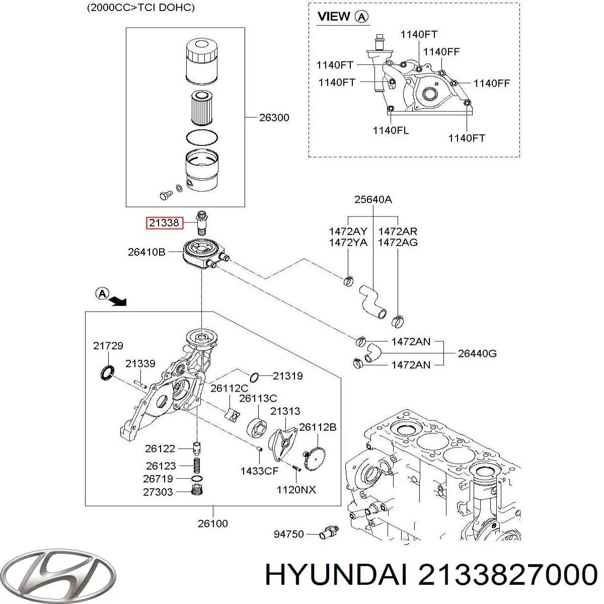 Купить 2133827000 Hyundai/Kia 