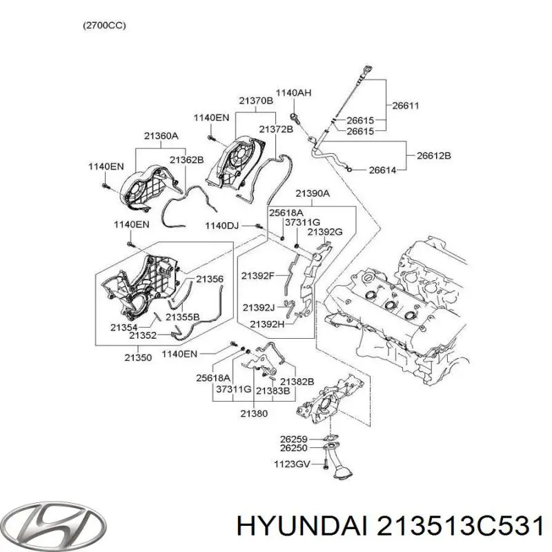  213513C531 Hyundai/Kia