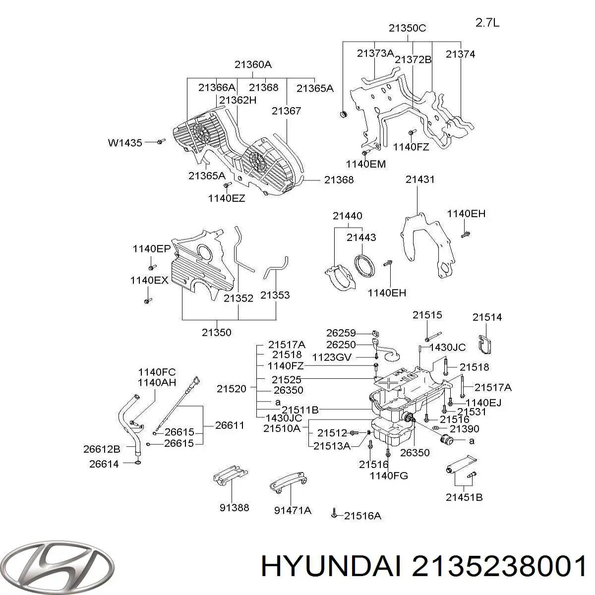 Купить 2136242500 Hyundai/Kia 