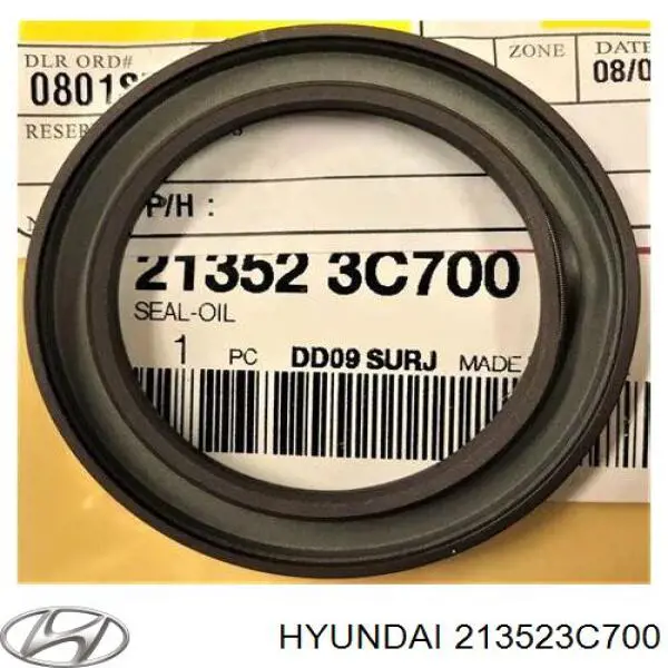 213523C700 Hyundai/Kia Сальник коленвала двигателя, передний