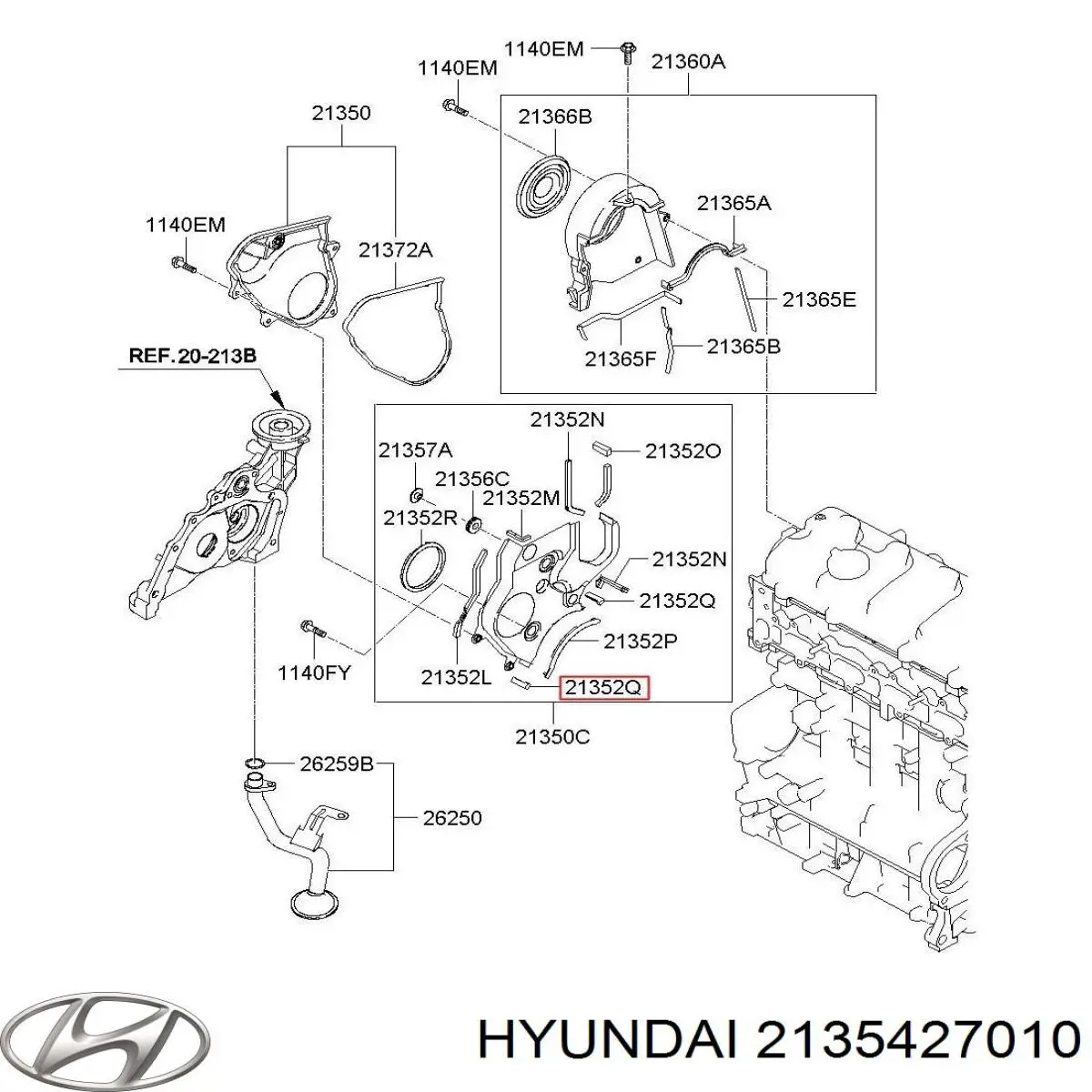  Hyundai/Kia 2135427010 цена, от 2.68 USD