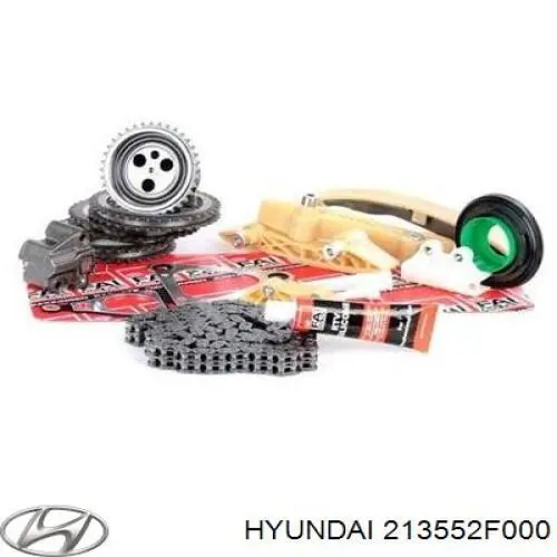 213552F000 Hyundai/Kia сальник коленвала двигателя передний