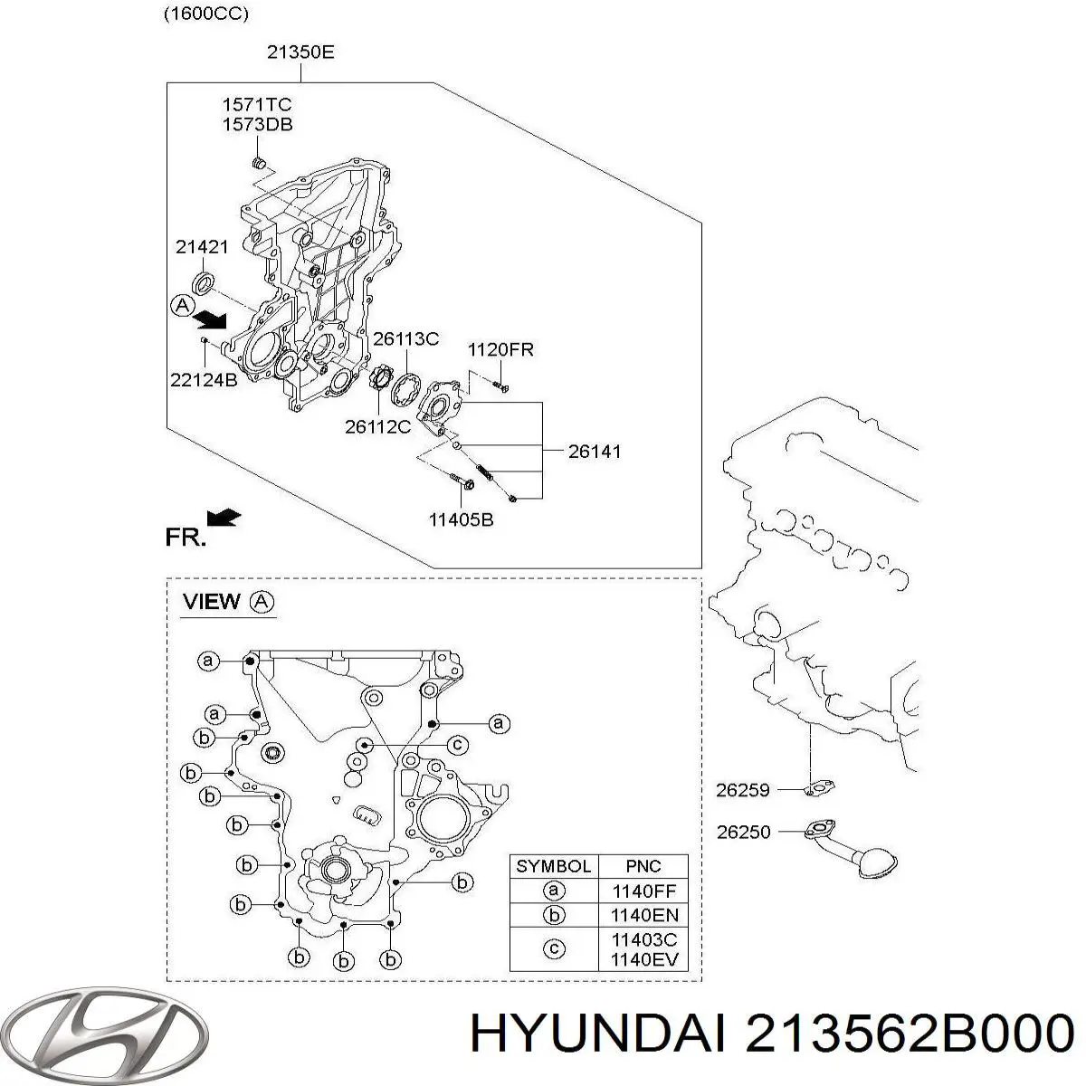 Купить 213562B000 Hyundai/Kia 