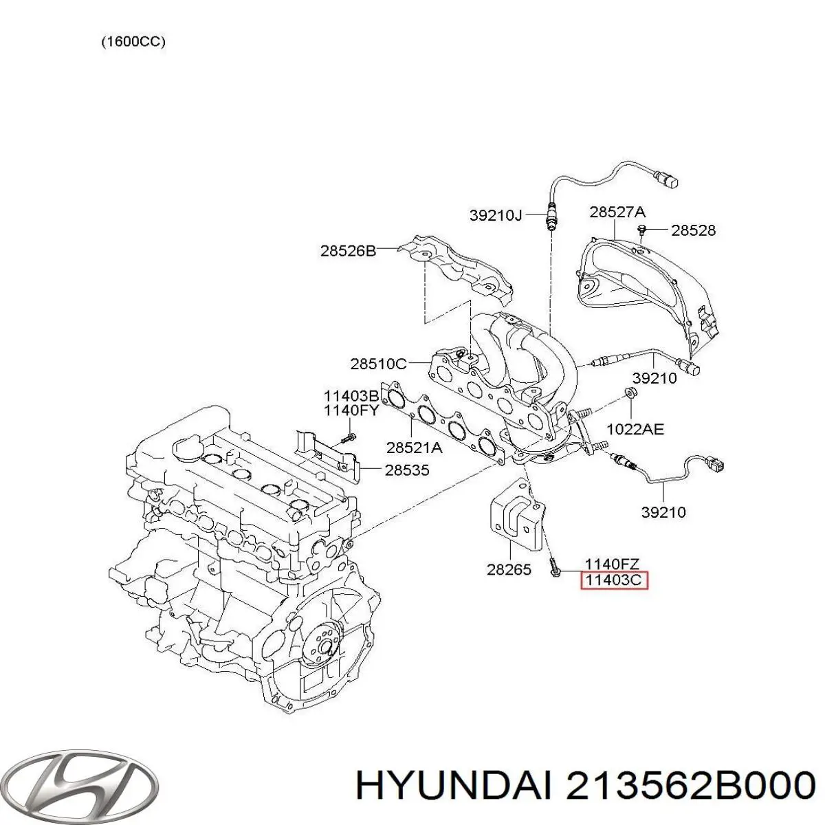  Hyundai/Kia 213562B000 цена, от 2.84 USD