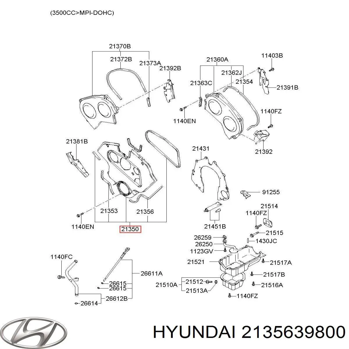  Hyundai/Kia 2135039800